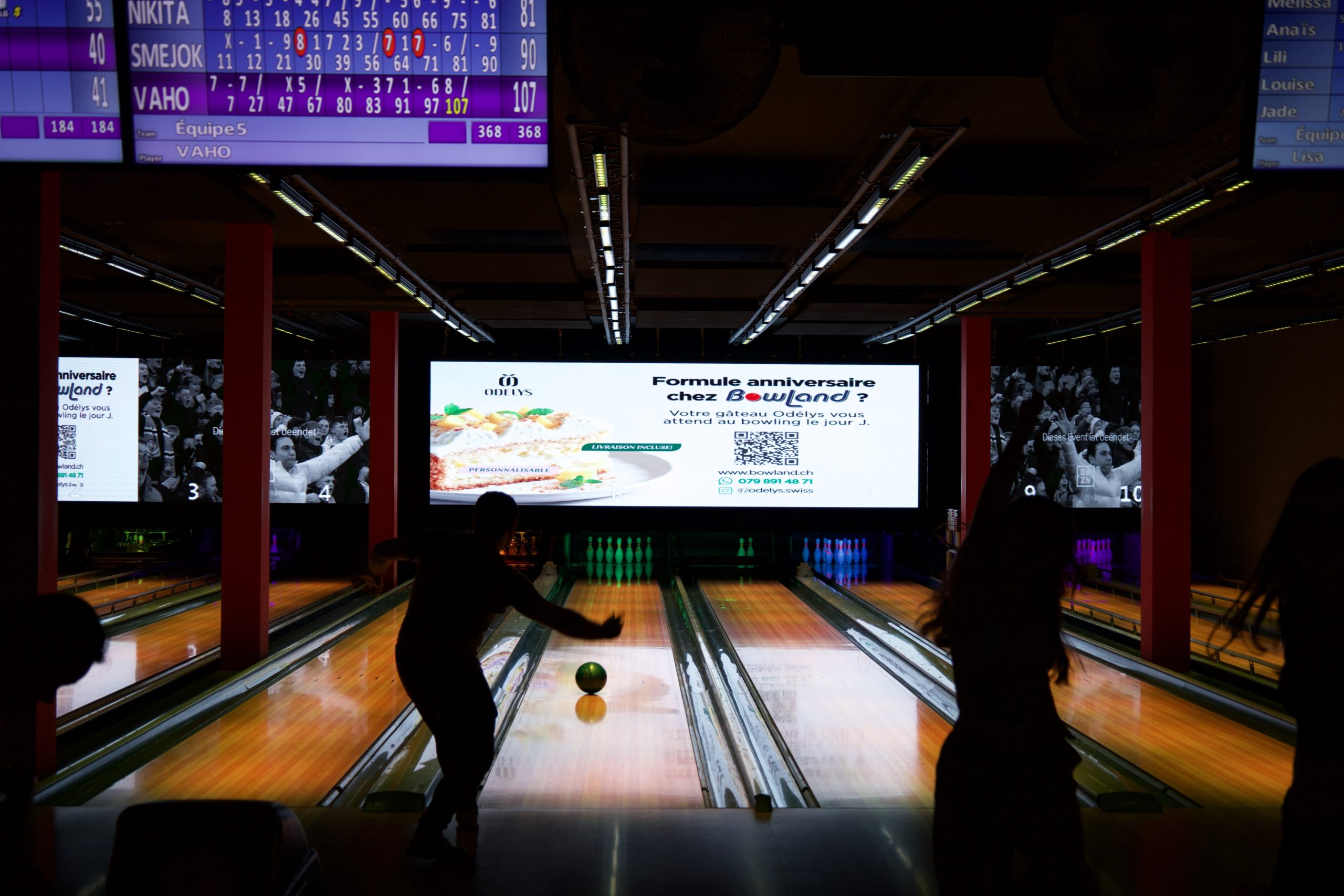 Pistes de bowling du Bowland Lausanne-Flon