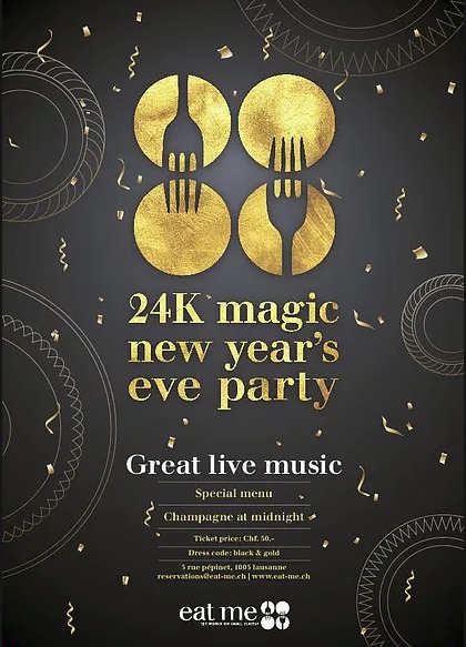5th annual New Year's Eve party.