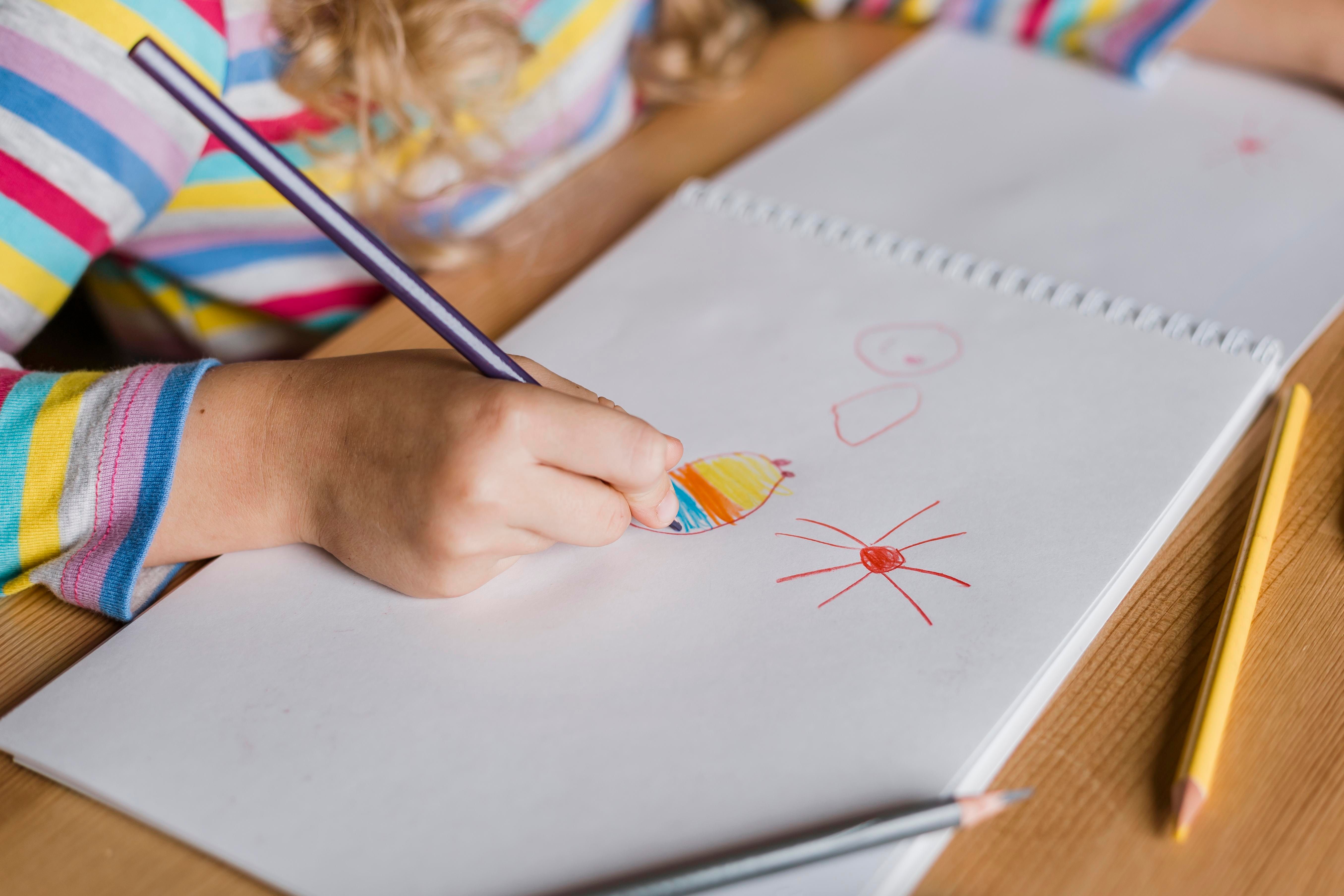 Enfant à l'atelier dessin et au cinéma d'Insectopia