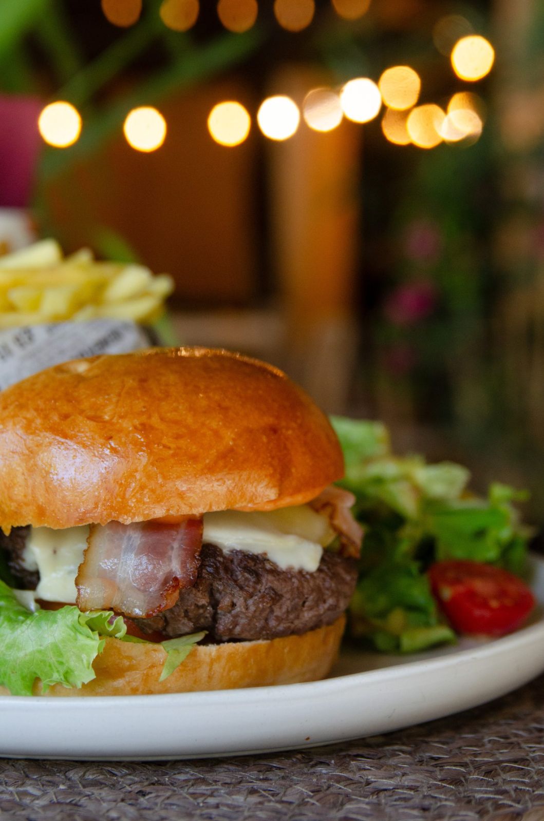 Hamburguesa bacon cheese