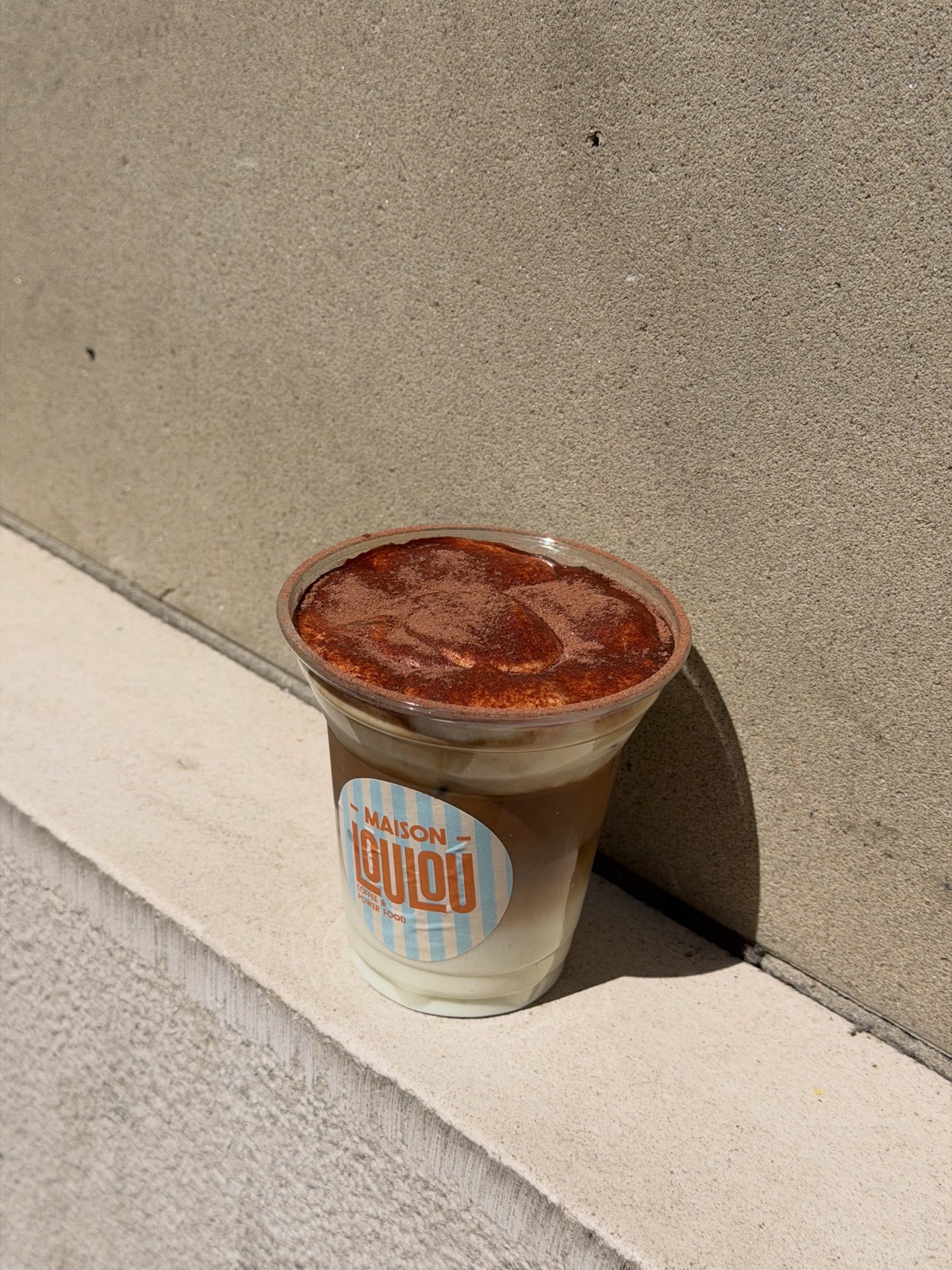 Iced latte tiramisu Maison Loulou