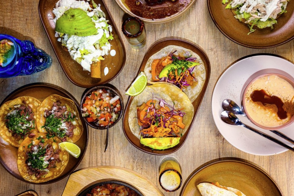 Tacos mexicains garnis