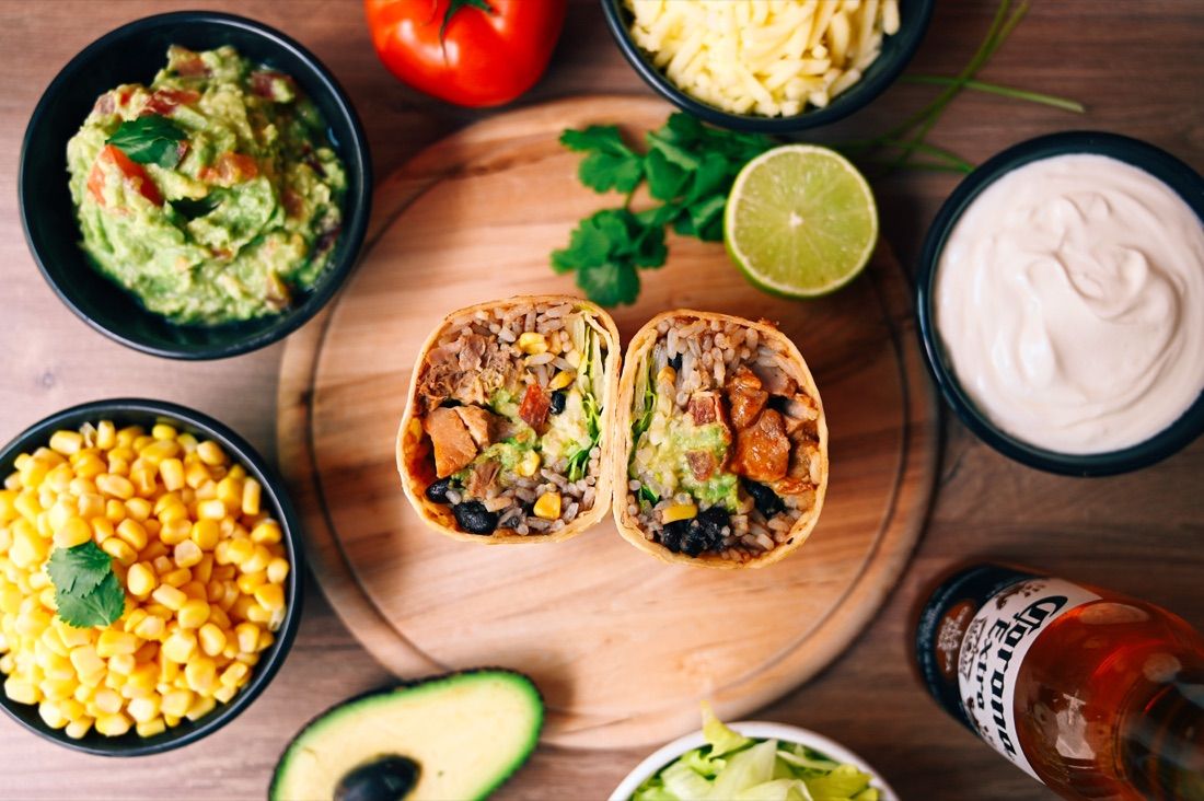 Burrito mexicain généreux, Mexicana Lausanne