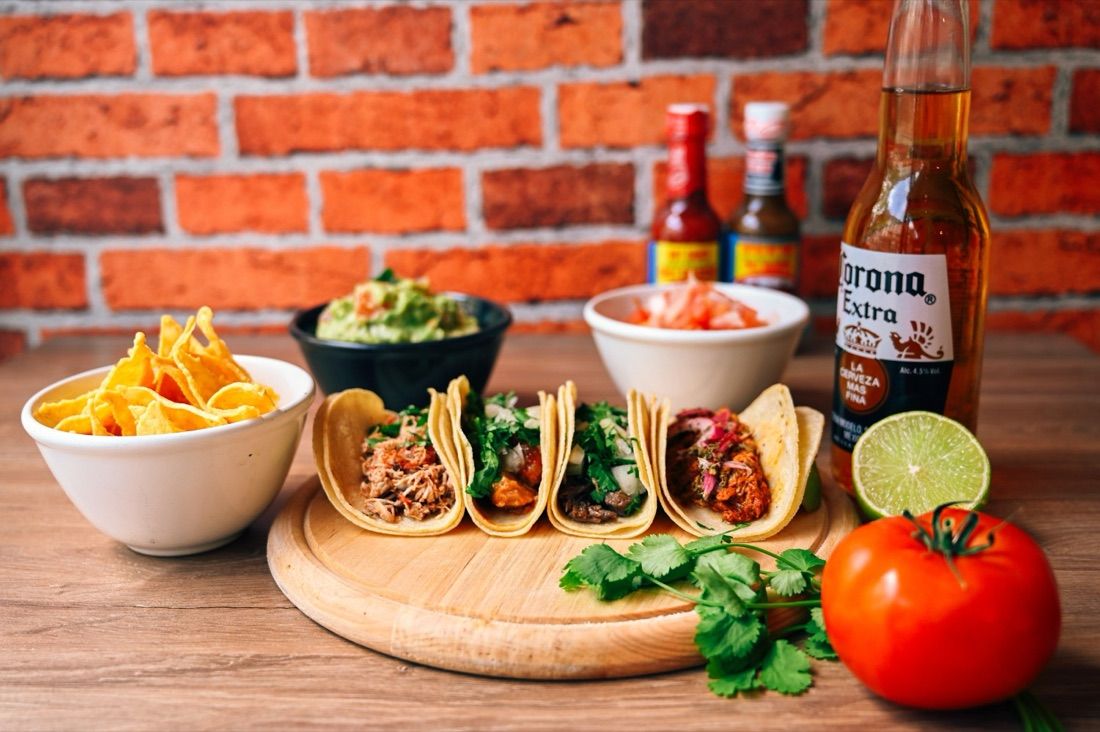 Tacos mexicains garnis, Mexicana Lausanne