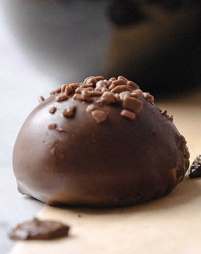 Truffe et dôme au chocolat