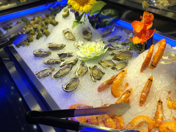Fruits de mer sur glace